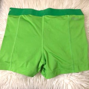 Nike Shorts - Nike lime green spandex shorts Nike Shorts - Nike lime green spandex shorts